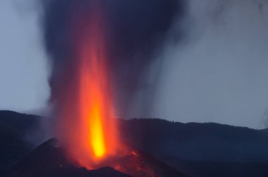 Cumbre Vieja 'nın volkanik patlaması.