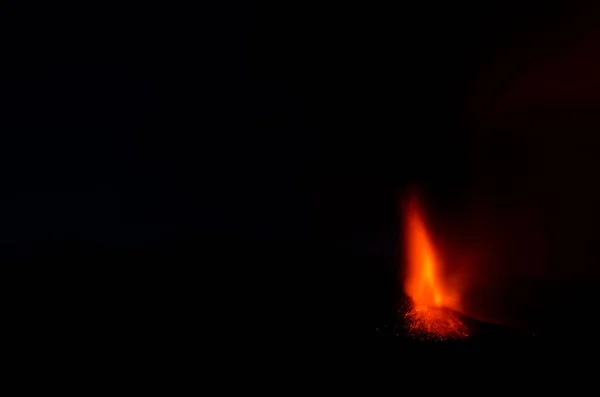 A Cumbre Vieja vulkánkitörése. — Stock Fotó
