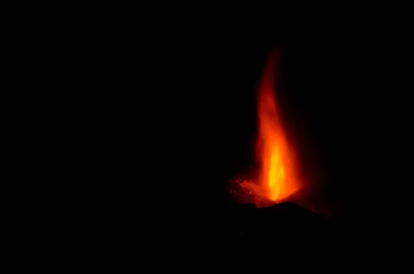 Volcanic eruption of Cumbre Vieja. — Stock Photo, Image
