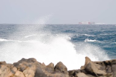 Tenerife 'ye giden yolcu gemisi.