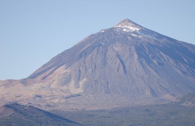 Teide Ulusal Parkı 'nda zirve.