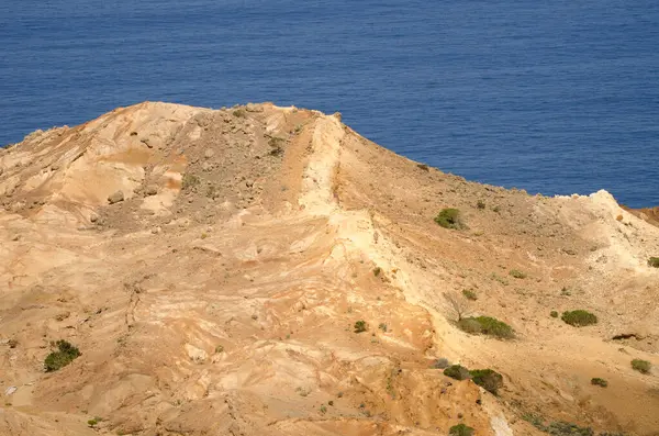 Hügel an der Küste von Vallehermoso. — Stockfoto