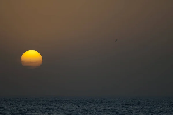 Sunset Atlantic Ocean Popenguine Thies Senegal — стоковое фото