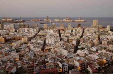 Gran Canaria, February 9, 2019: City of Las Palmas de Gran Canaria. Canary Islands. Spain.