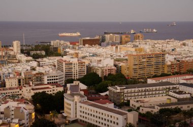Las Palmas de Gran Canaria şehri. Büyük Kanarya. Kanarya Adaları. İspanya.