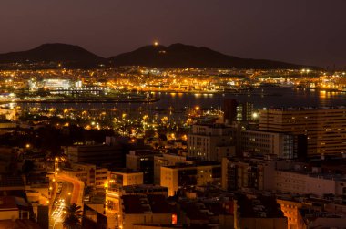 City of Las Palmas de Gran Canaria at dusk. Gran Canaria. Canary Islands. Spain.