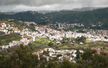 View of the town of Teror. Gran Canaria. Canary Islands. Spain.