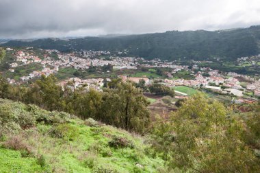 View of the town of Teror. Gran Canaria. Canary Islands. Spain.