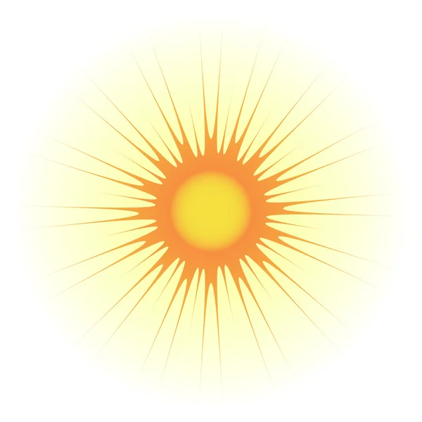 Sun beautiful — Stock Vector