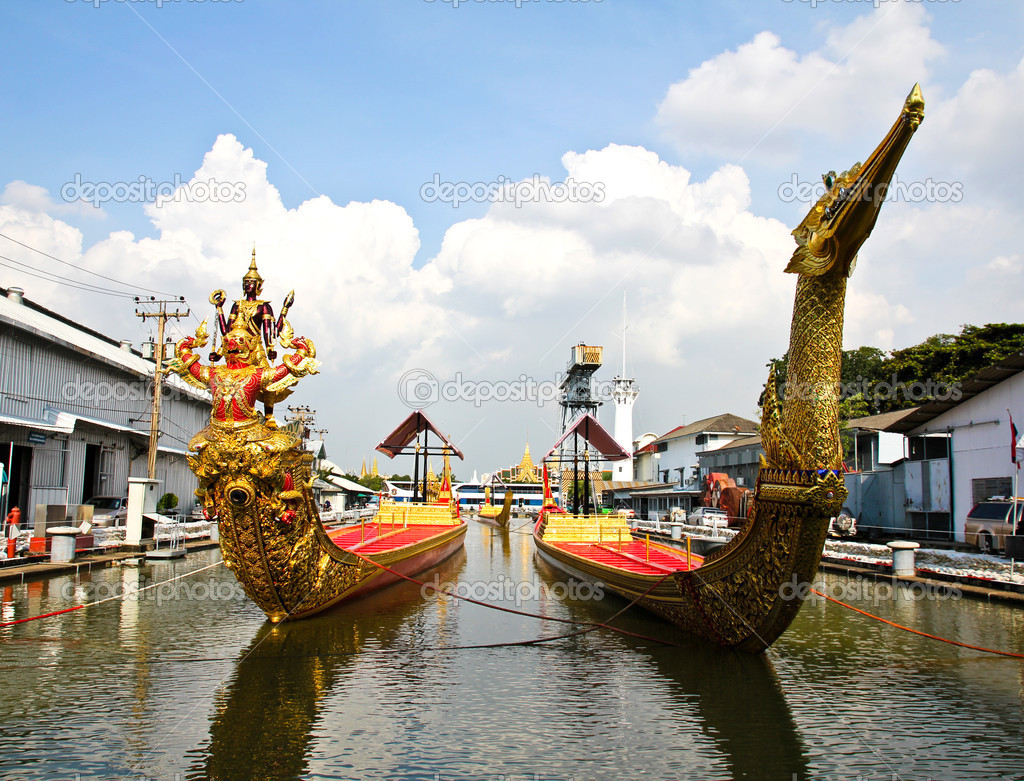Thai royal barge, supreme art of Thailand.