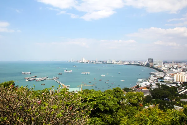 Pattaya city bird eye view, Thailand. — Stock Photo, Image