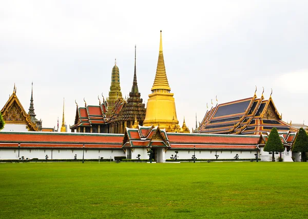 Wat Phra Kaew, chrám Smaragdového Buddhy, Bangkok, Thajsko. — Stock fotografie