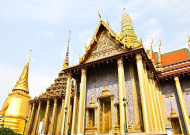 WAT phra kaew turizm seyahat Bangkok, Tayland.