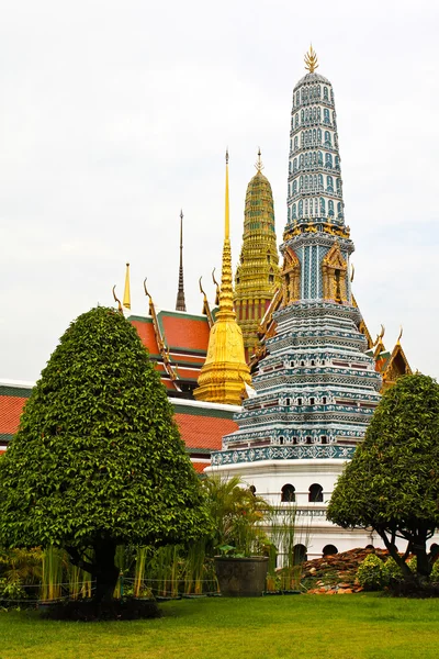 Grande palácio, a principal atração turística em Bancoc, Tailândia . — Fotografia de Stock