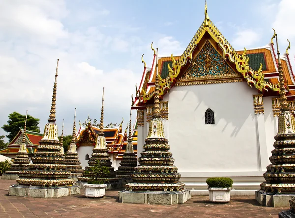 Wat Pho, O Templo de buddha reclinado, Bangkok, Tailândia . — Fotografia de Stock