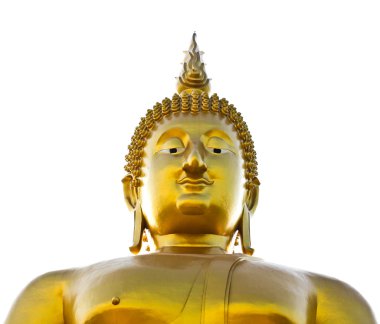 Büyük Buda heykeli Wat Muang, Tayland 'da.