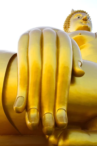 Wielki posąg Buddy w Wat Muang, Tajlandia. — Zdjęcie stockowe