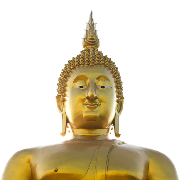 Grande statue de bouddha à Wat muang, Thaïlande. — Photo