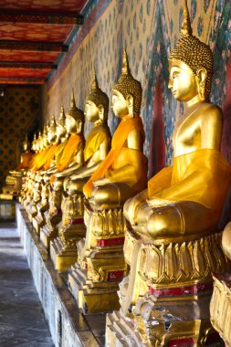 Buda heykeli wat arun bangkok Tayland.