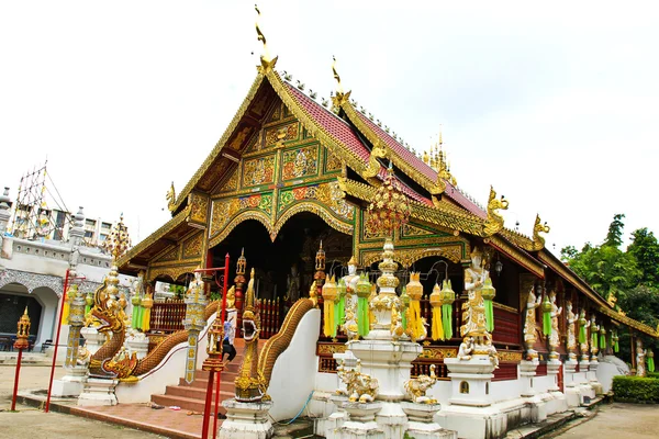 Buddhist temple named Wat Ming Muang in Chiangrai province of Th — Stock Photo, Image