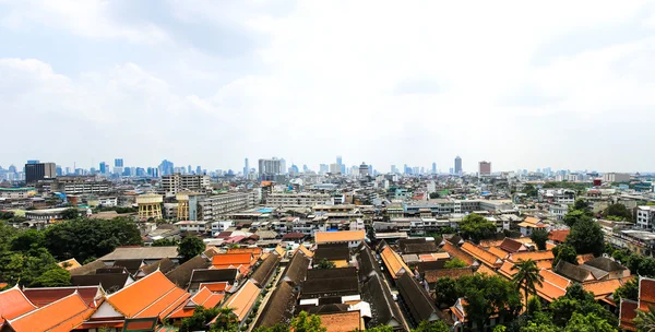 General view of Bangkok from Golden mount, Thailand — Stock Photo, Image