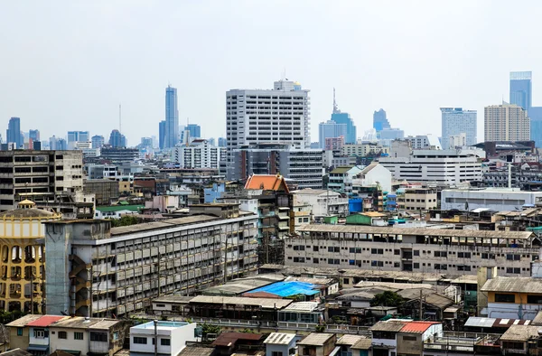 Vue générale de Bangkok depuis Golden mount, Thaïlande — Photo