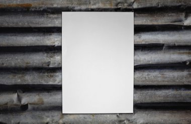 kağıt üzerine oluklu demir