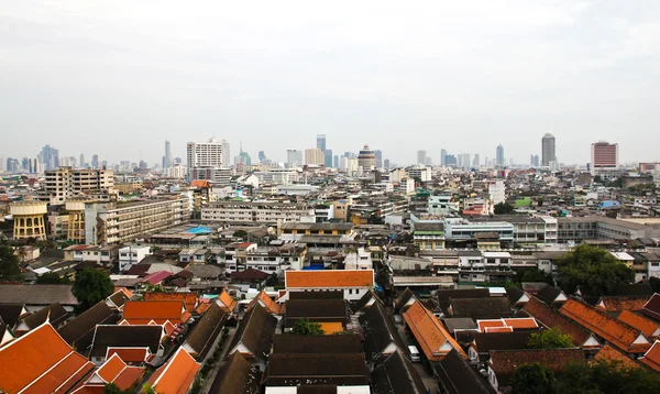 General view of Bangkok from Golden mount, Thailand — Stock Photo, Image