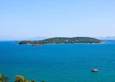 sichang Island, chonburi, Tayland, üstten görünüm.