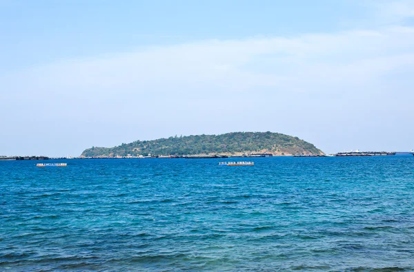 Bovenaanzicht van sichang eiland, chonburi, thailand. — Stockfoto