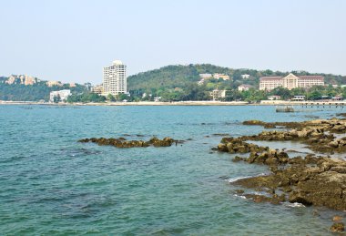 Khao sam muk dağ manzaralı Doğu chonburi, thailand