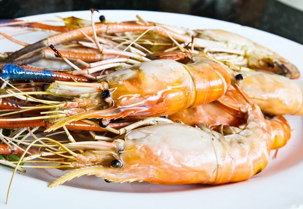 Grilled shrim ready to be serve — Stock Photo, Image