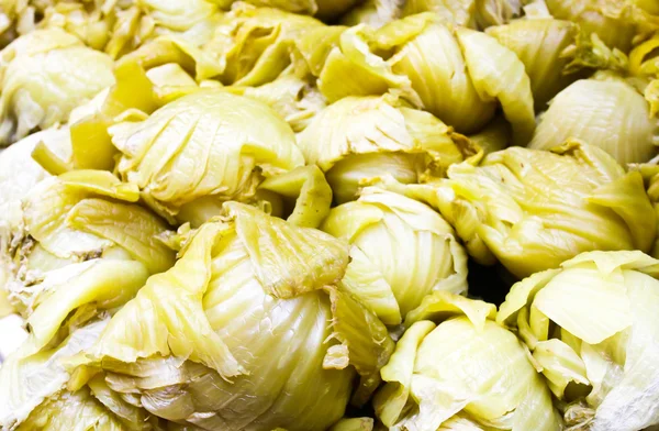 Çince lahana turşusu, Çin sebze yemekleri içinde saklıdır. — Stok fotoğraf