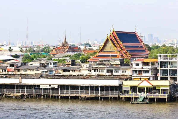 Bangkok city and river — Stock Photo, Image