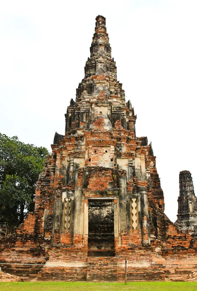 Wat Chai Watthanaram tempel. Ayutthaya historisch park, thailand. — Stockfoto