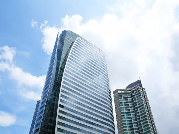 Edifícios de escritórios no business center — Fotografia de Stock