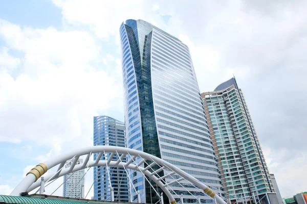 Office buildings in business center — Stock Photo, Image