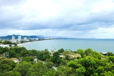 Hua hin-beach, Tayland.