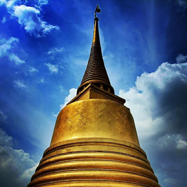 Golden Pagoda, Thailand . — стоковое фото