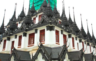 wat ratchanatdaram worawihan yapılan demir Tapınağı loha prasat bangkok