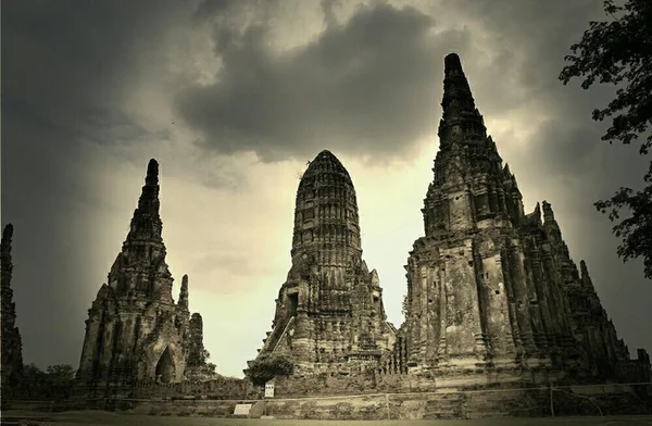 Wat Chai Watthanaram, Ayutthaya, Tailândia . — Fotografia de Stock