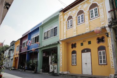 Phuket tarihi kent, phuket, Tayland.