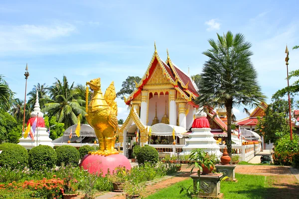 Templet Wat phai lom på koh kret, nonthaburi, thailand. — Stockfoto