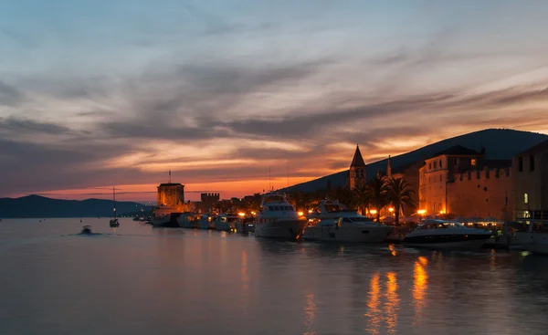 Molo w Trogir, Chorwacja — Zdjęcie stockowe