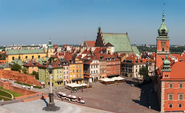 Praça do Castelo em Varsóvia. — Fotografia de Stock