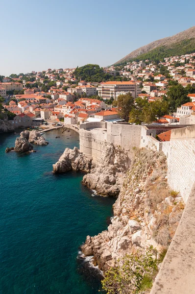 Murallas de la ciudad de Dubrovnik — Foto de Stock