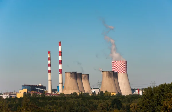 Centrais eléctricas de carvão . — Fotografia de Stock