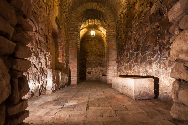 Underground corridor in Sandomierz — Stockfoto