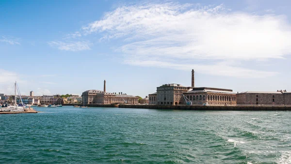 Port warehouses — Stock Photo, Image