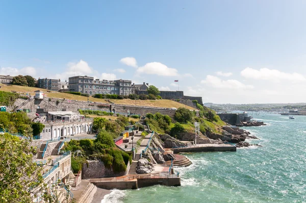 Terraces by the sea — Stock Photo, Image